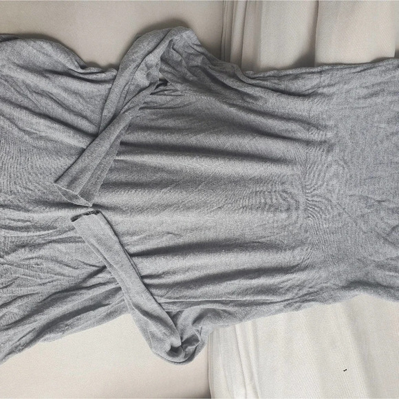 Joie size small 100% cashmere grey cowlneck sweater - Picture 2 of 6